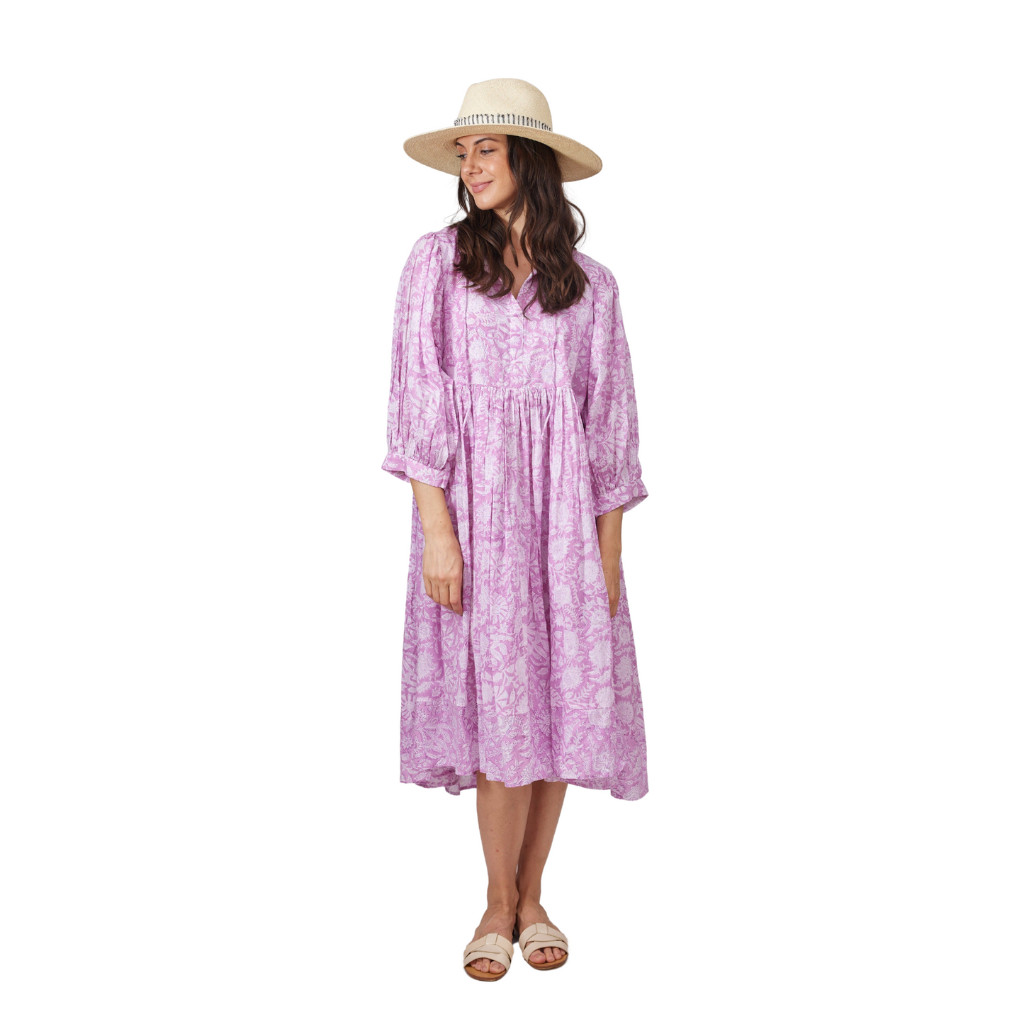 Amalfi Dress in Lavender